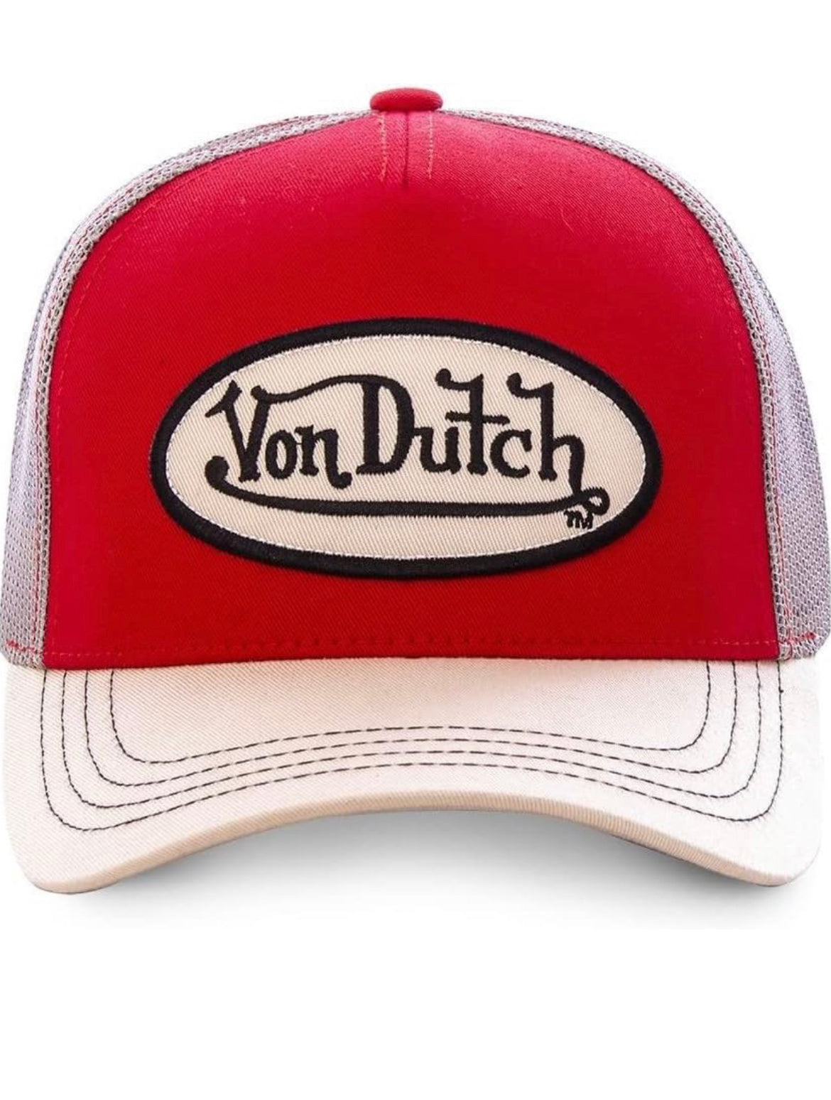 VonDutch RedCream trucker