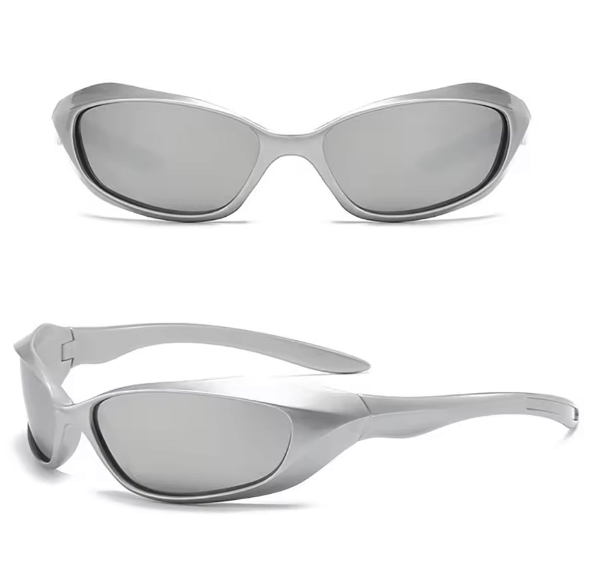 Y2K biker narrow glasses