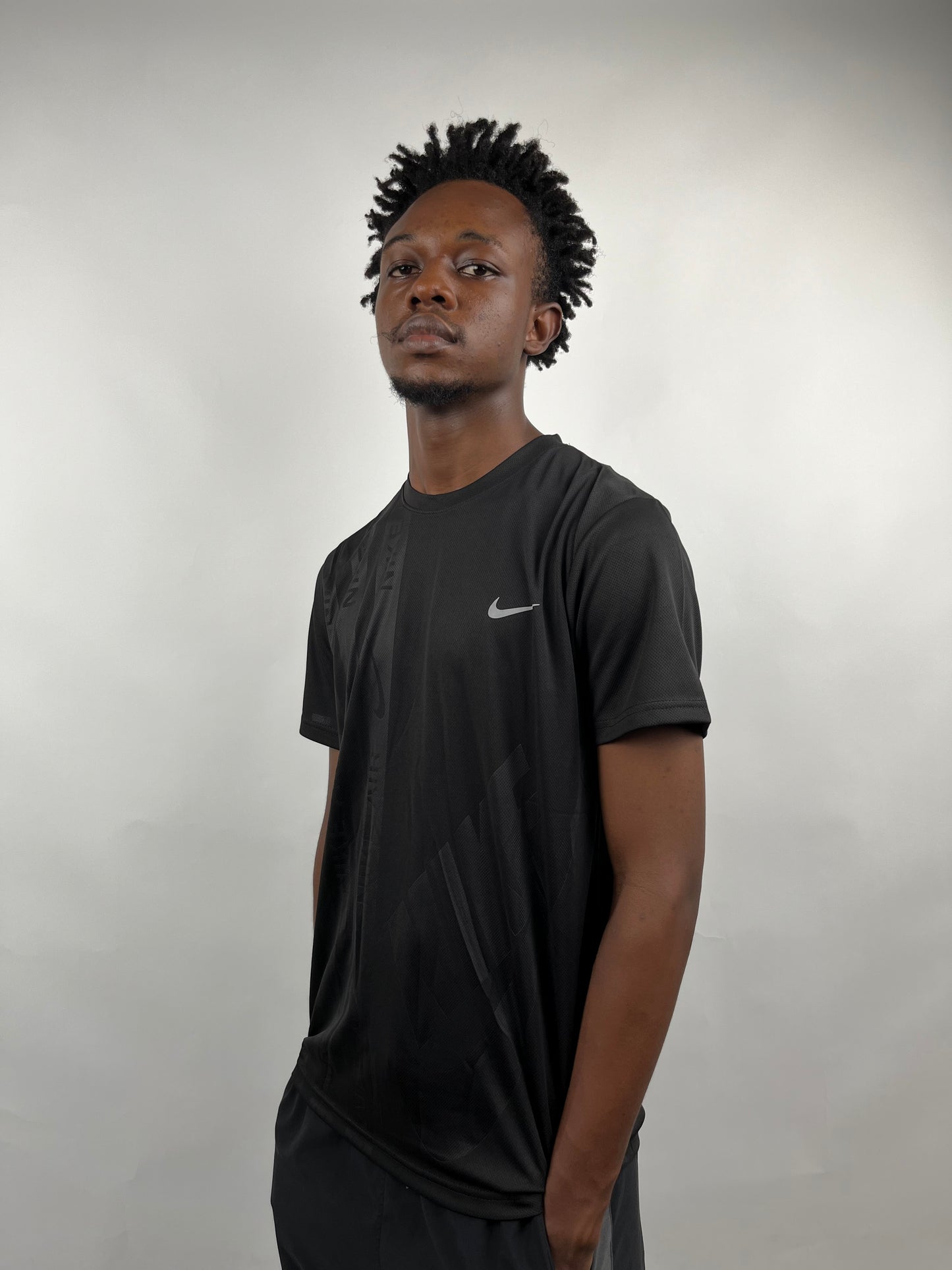 Nike embossed sport top