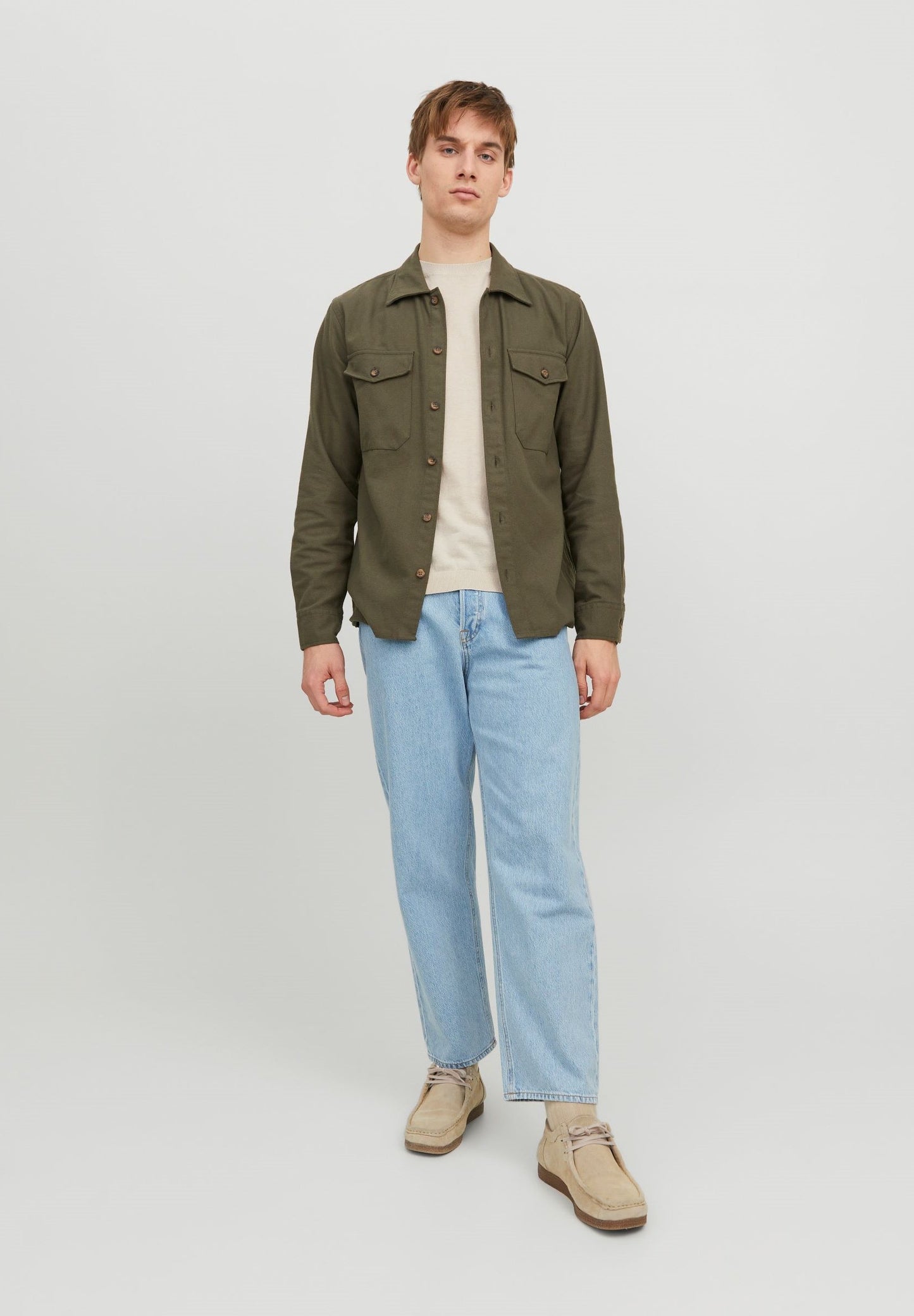 Jack & Jones overshirt dusty oliver