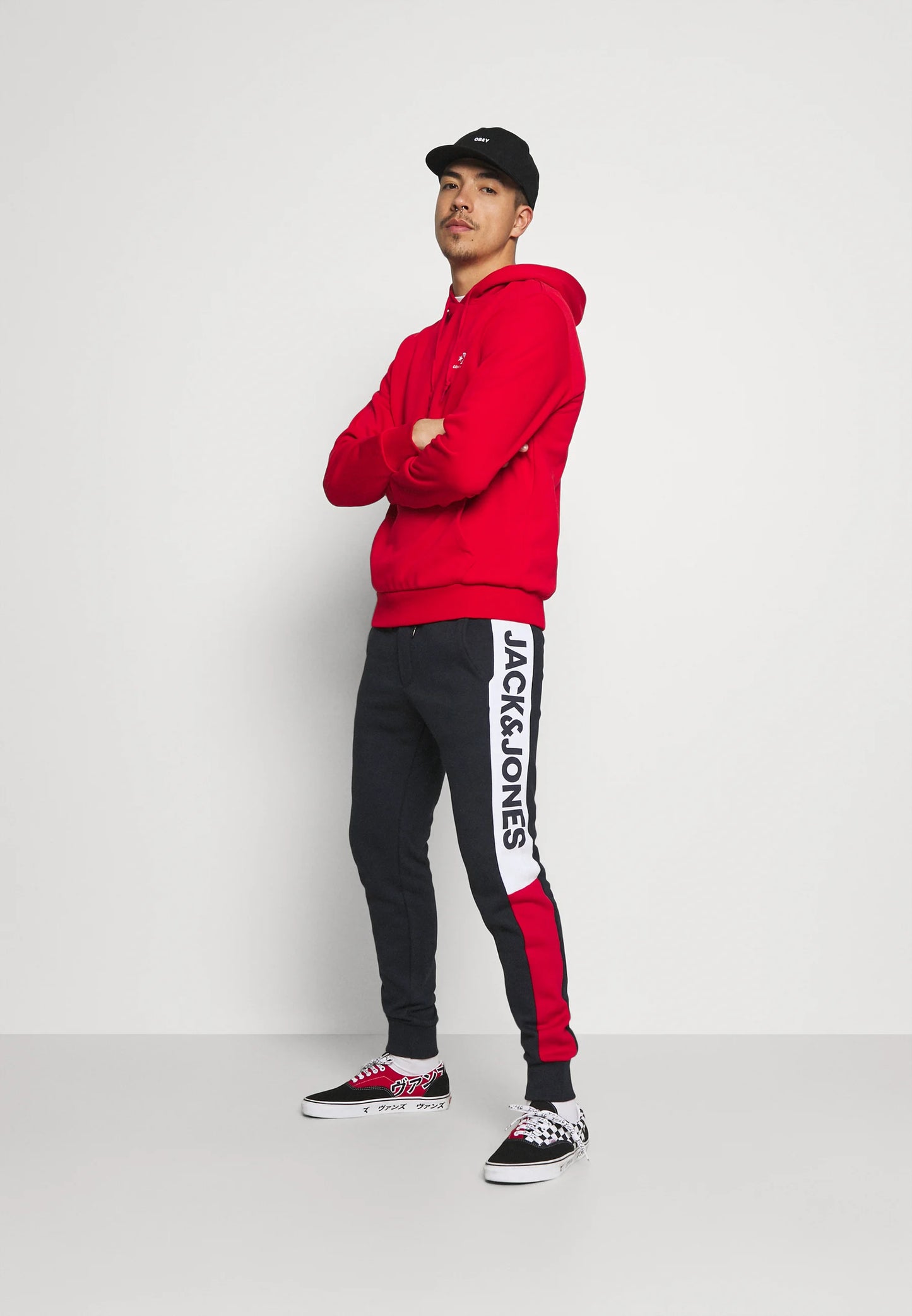 Jack & Jones color block joggers