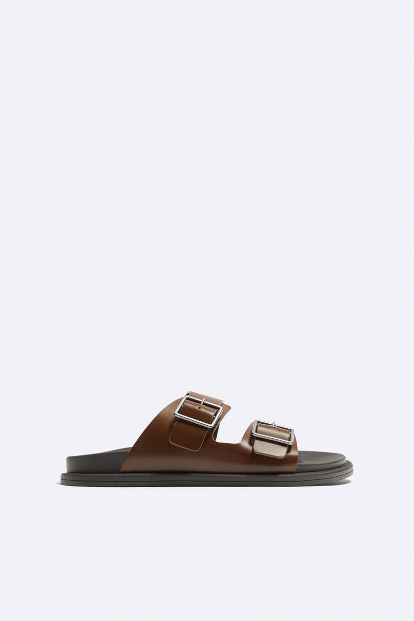 Zara double strap sandals
