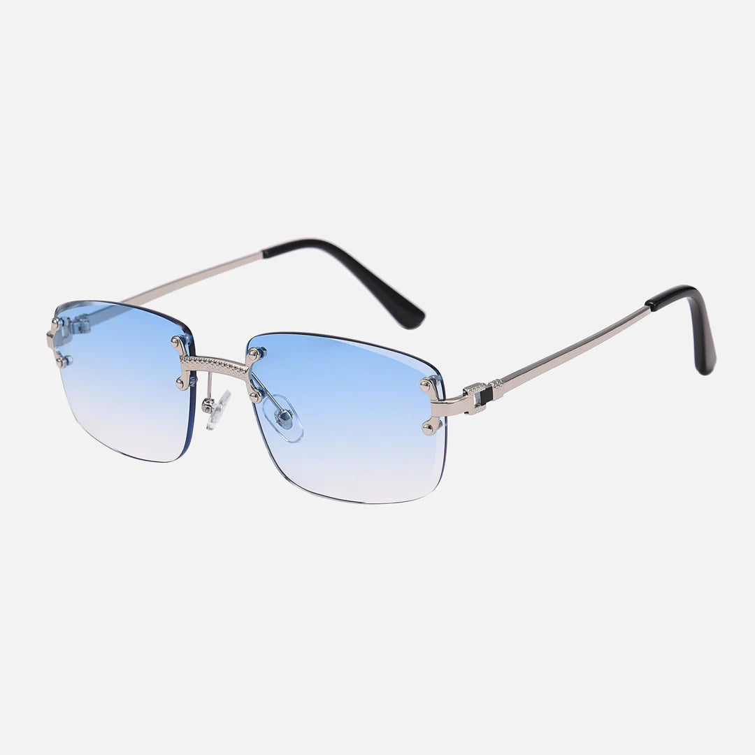 Rimless lens glasses