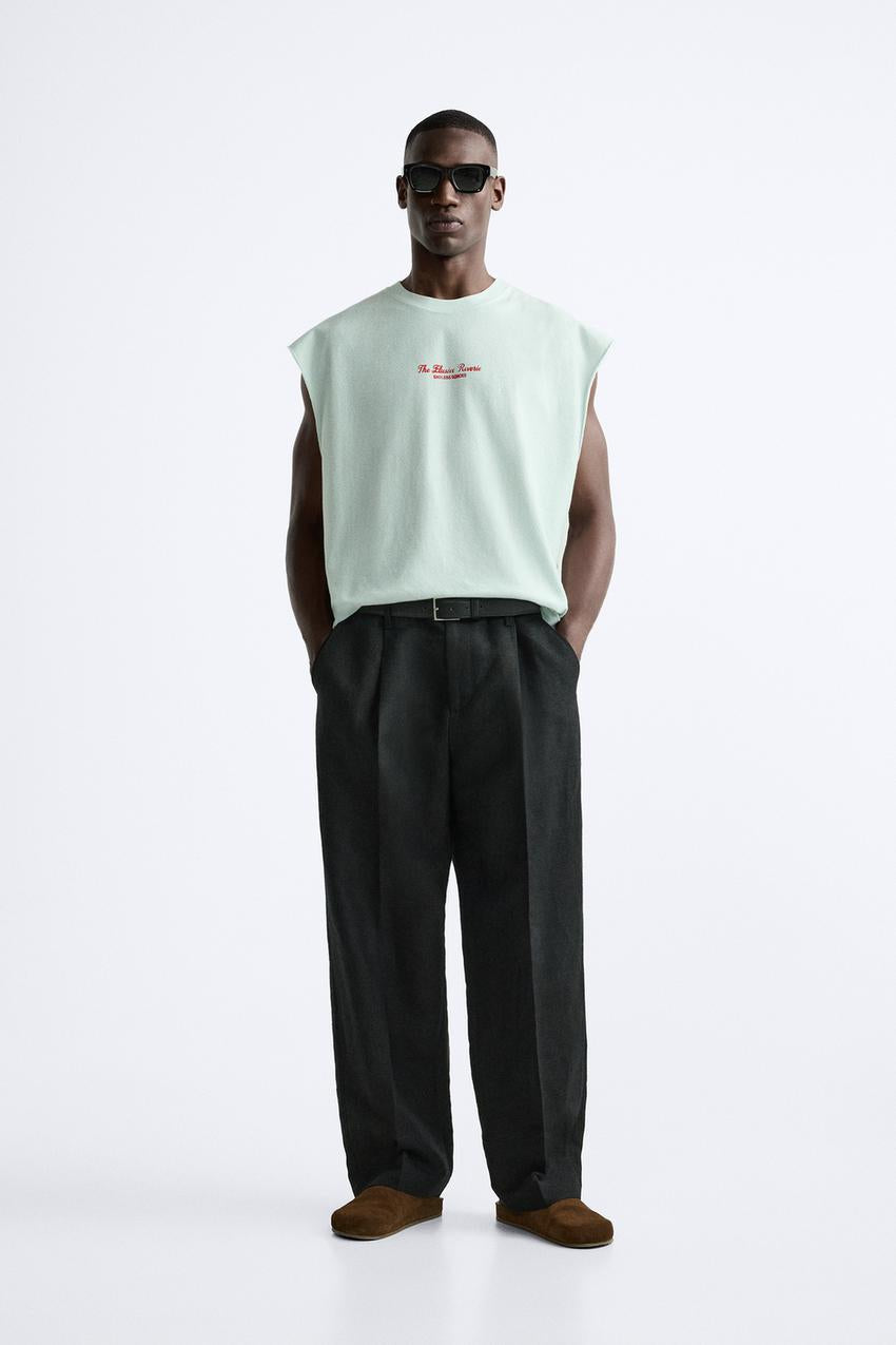 Zara Endless echoes sleeveless tank
