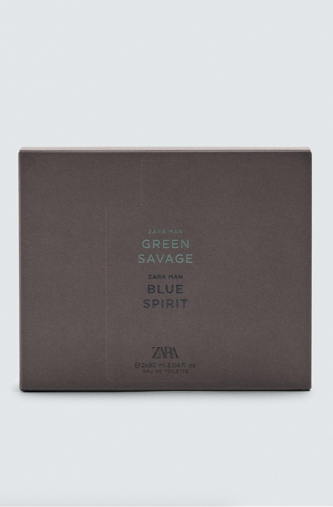 Zara GREEN SAVAGE + BLUE SPIRIT EDT 2 X 90 ML perfume