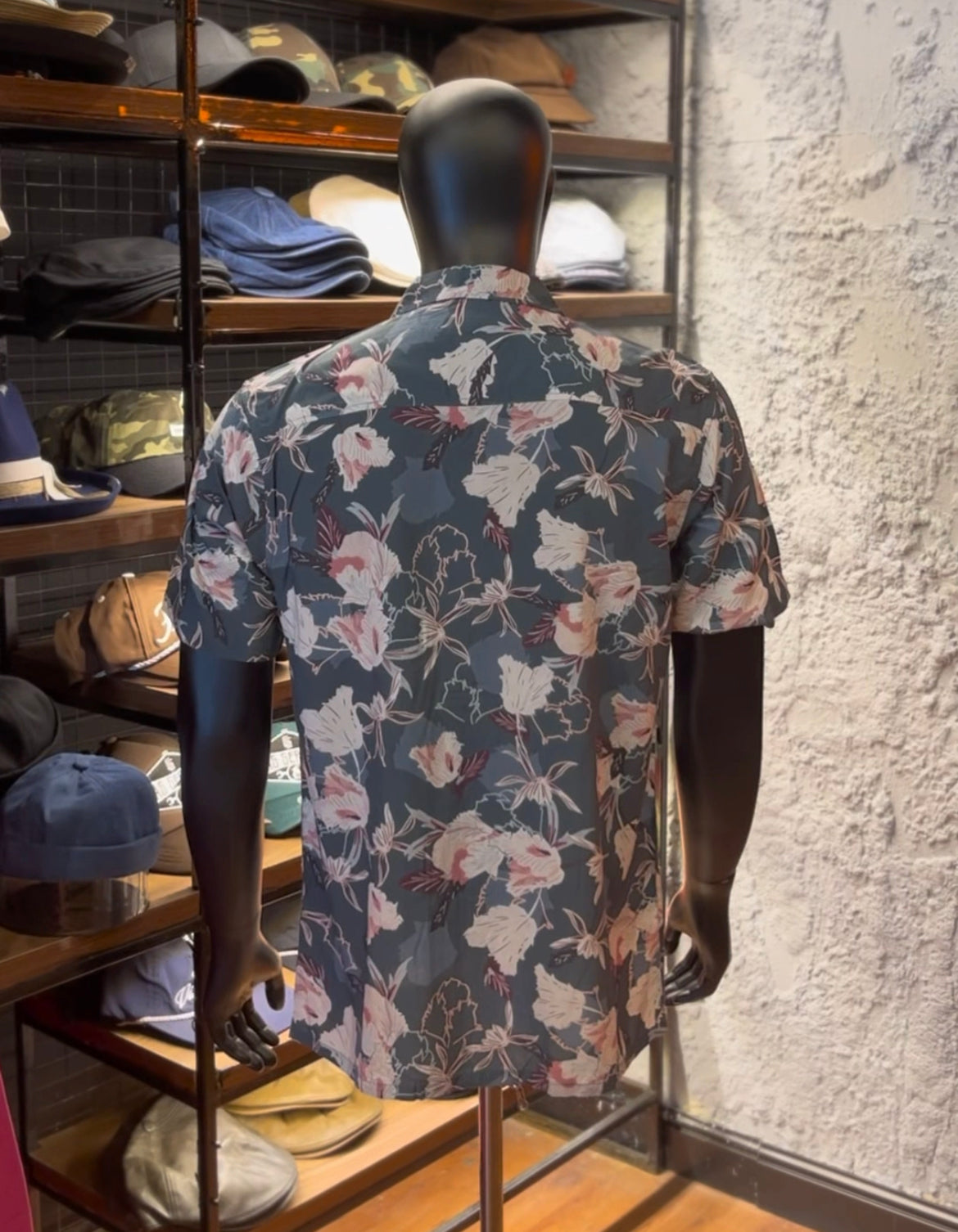 Floral revere neck shirt