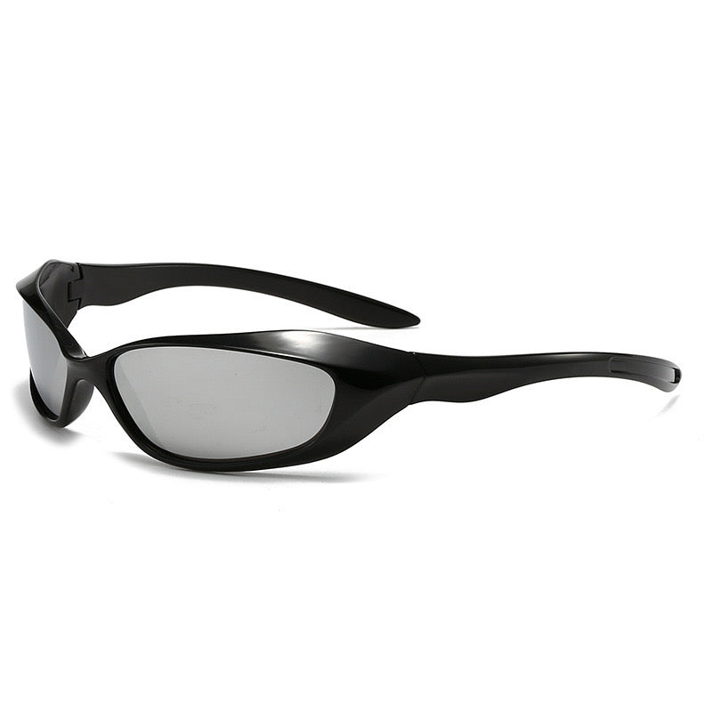 Y2K biker narrow glasses