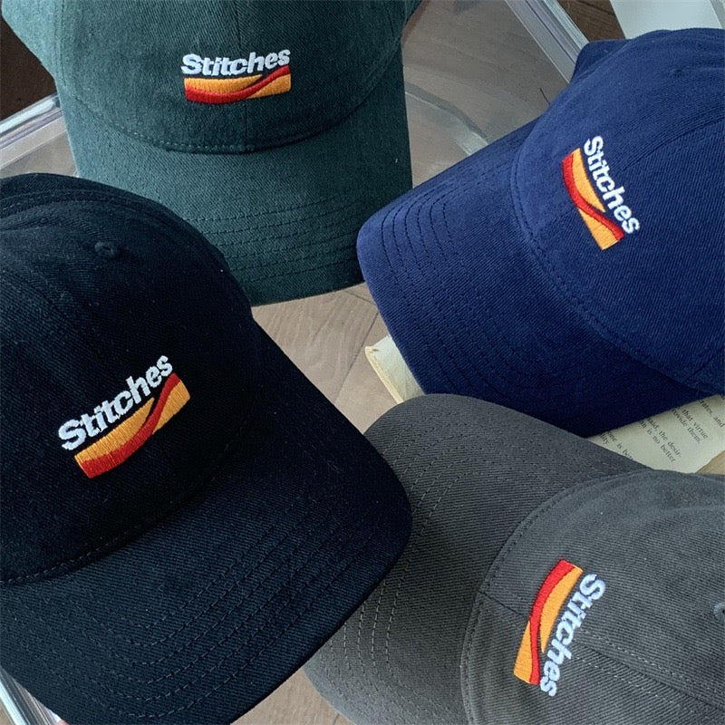 Stitches embroidered dad hat
