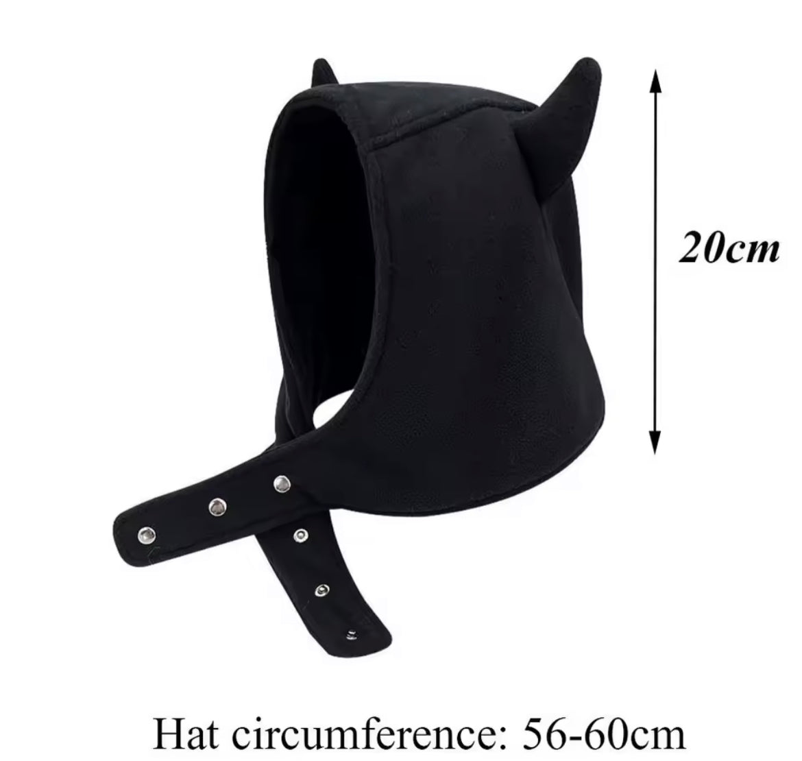 Goth horn head cover