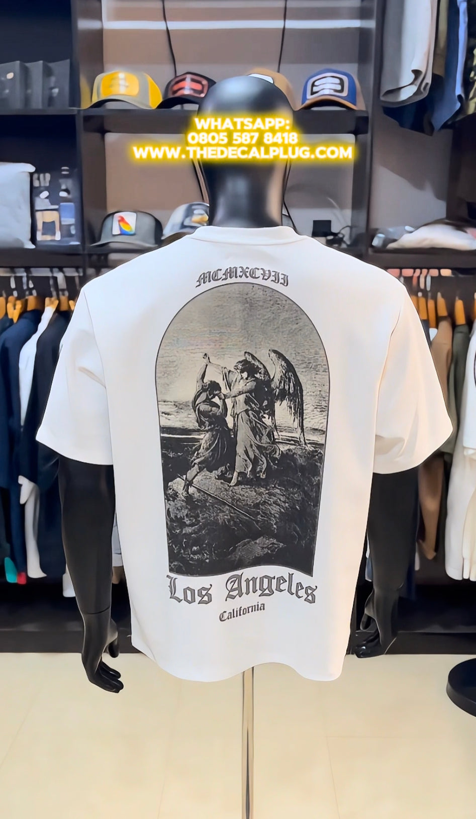 Primark LA puff graphic tee