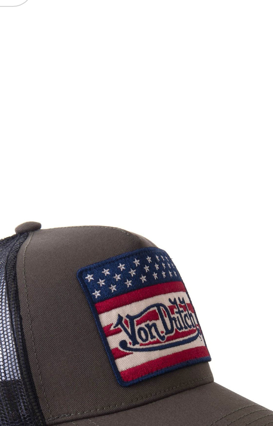 VonDutch VD american flag patch trucker