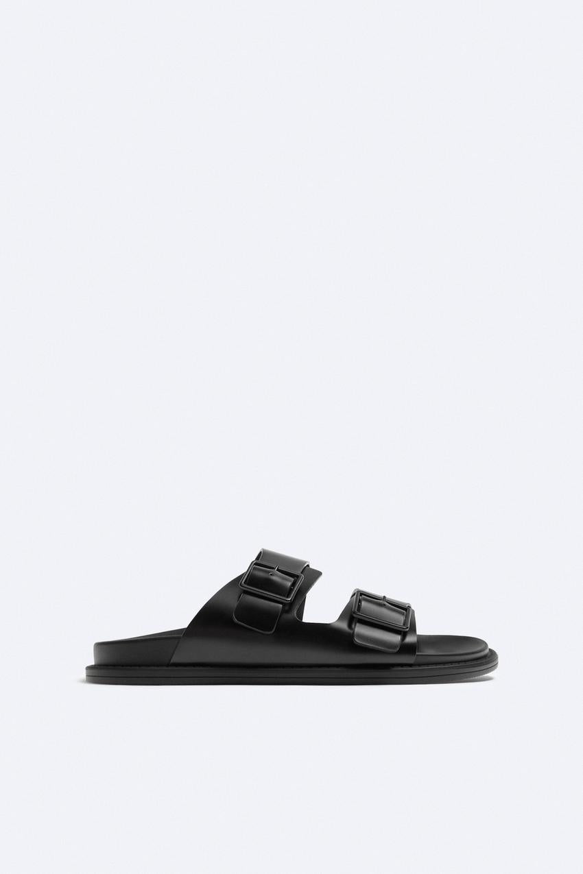 Zara double strap sandals