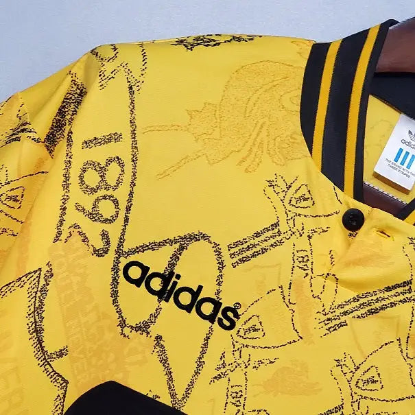 LIVERPOOL 1995-1996 YELLOW AWAY RETRO JERSEY RTRJSY003