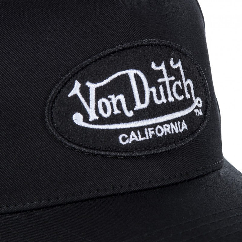 VonDutch VD california patch dad hat in black