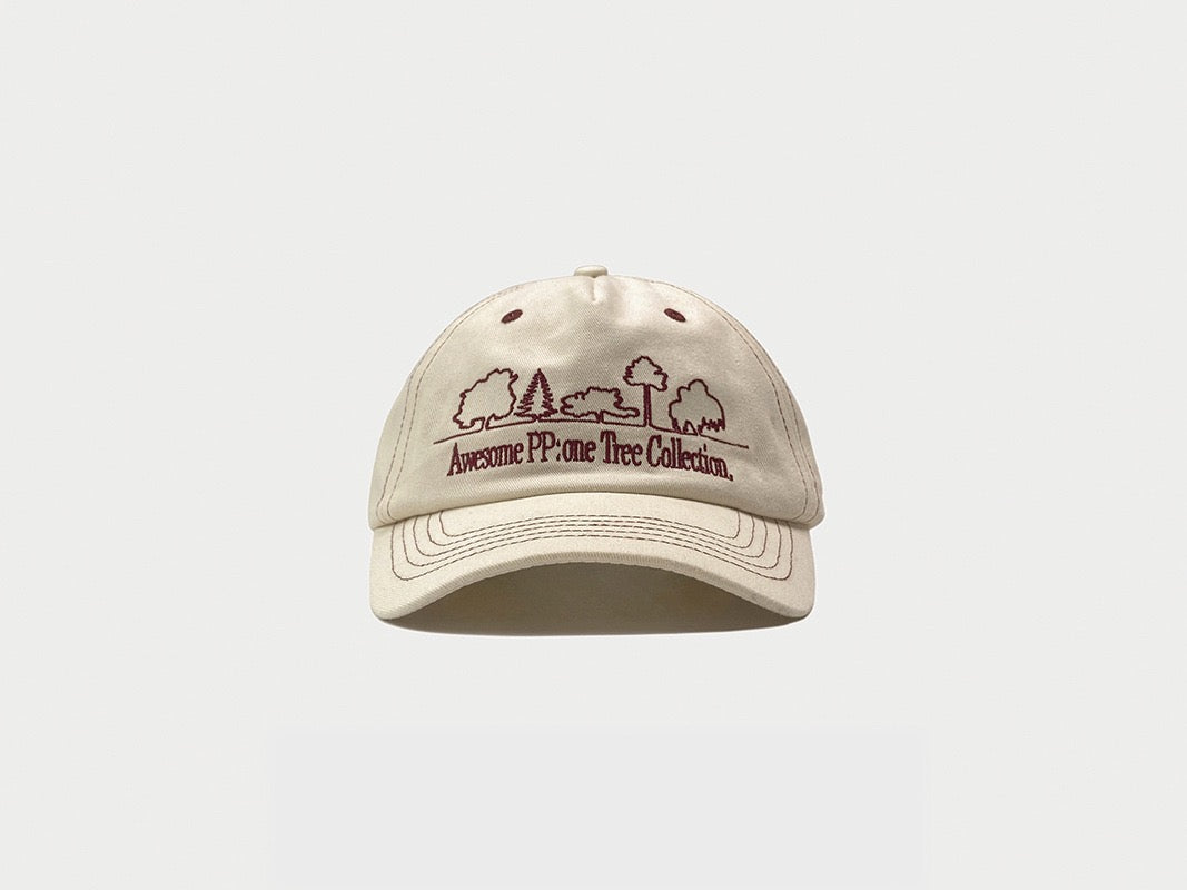 PP contrast stitch dad hat