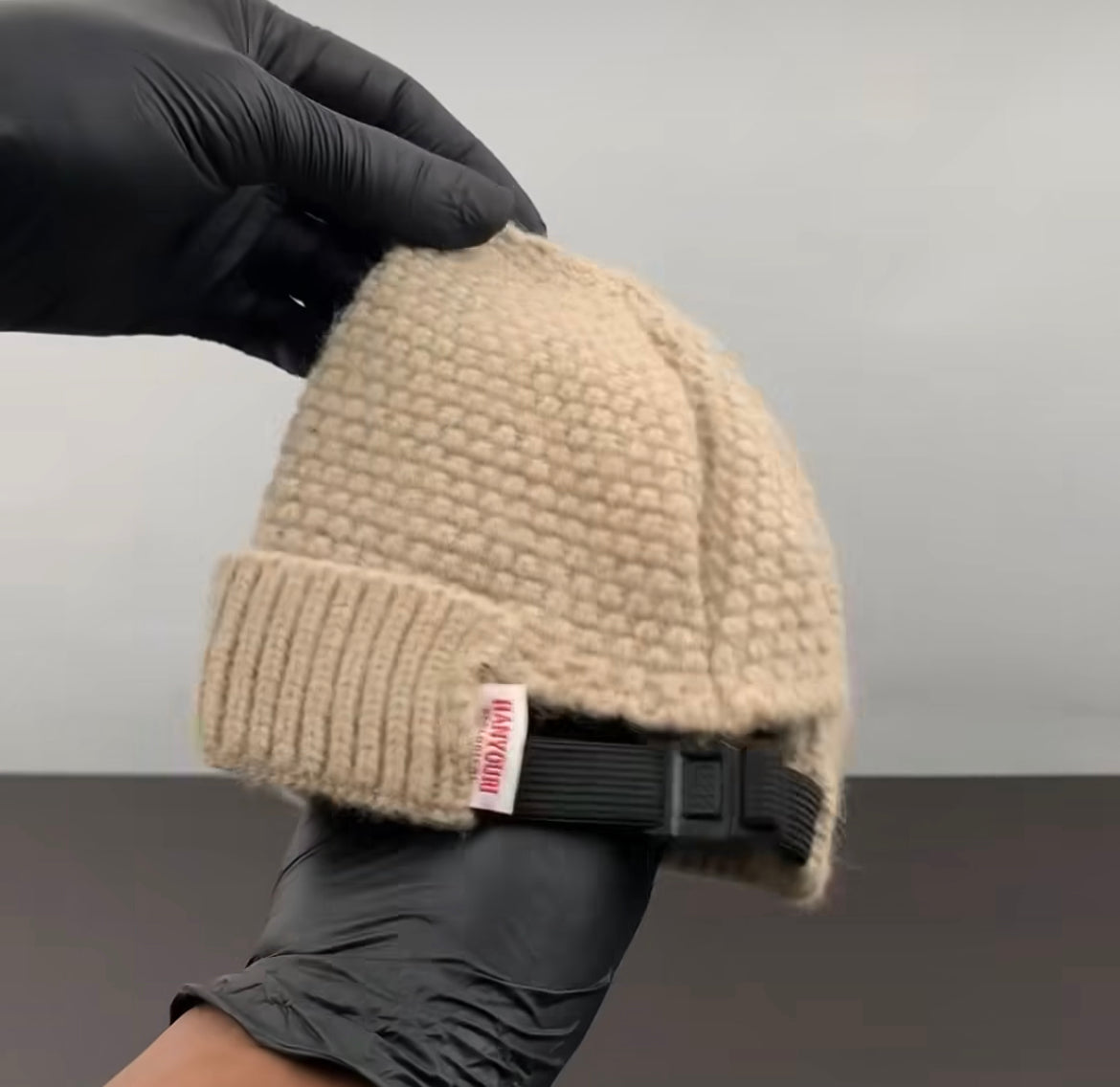 Knitted docker hat