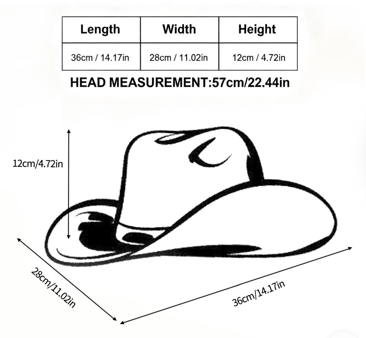 Adorned Cowboy hat