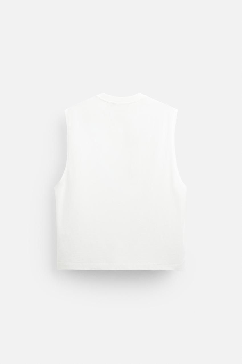 Zara Loose fit sleeveless tee