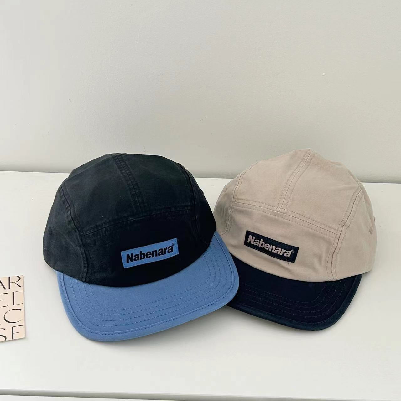 Nabenara washed panel hat