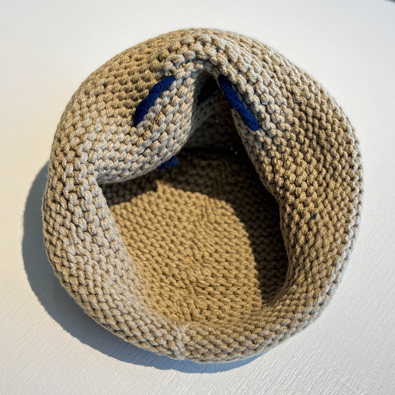 Knitted cat ear beanie