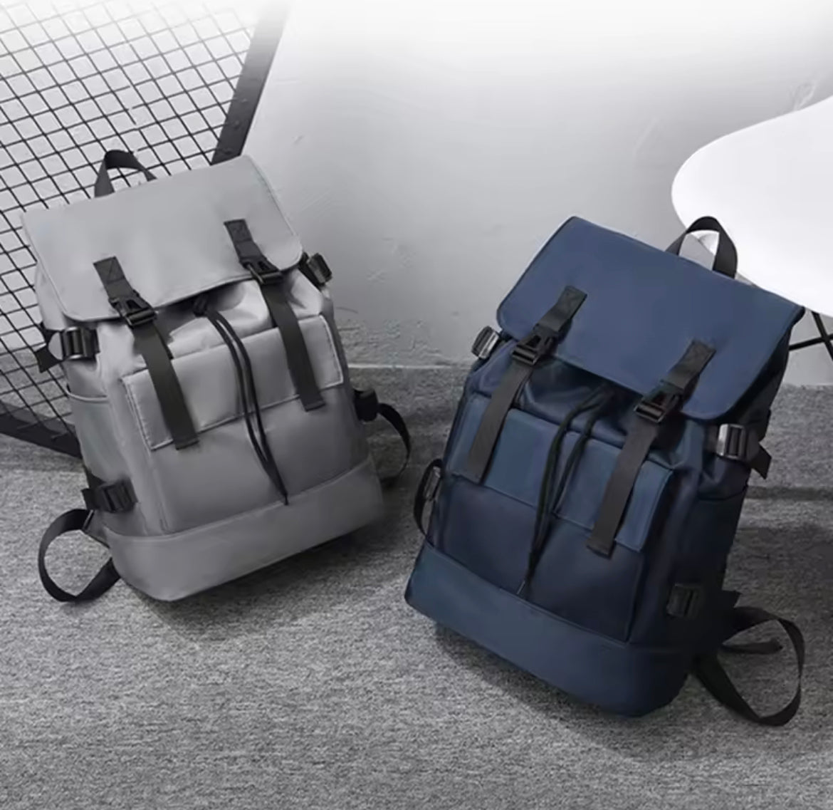 Vintage explorer oxford cloth backpack