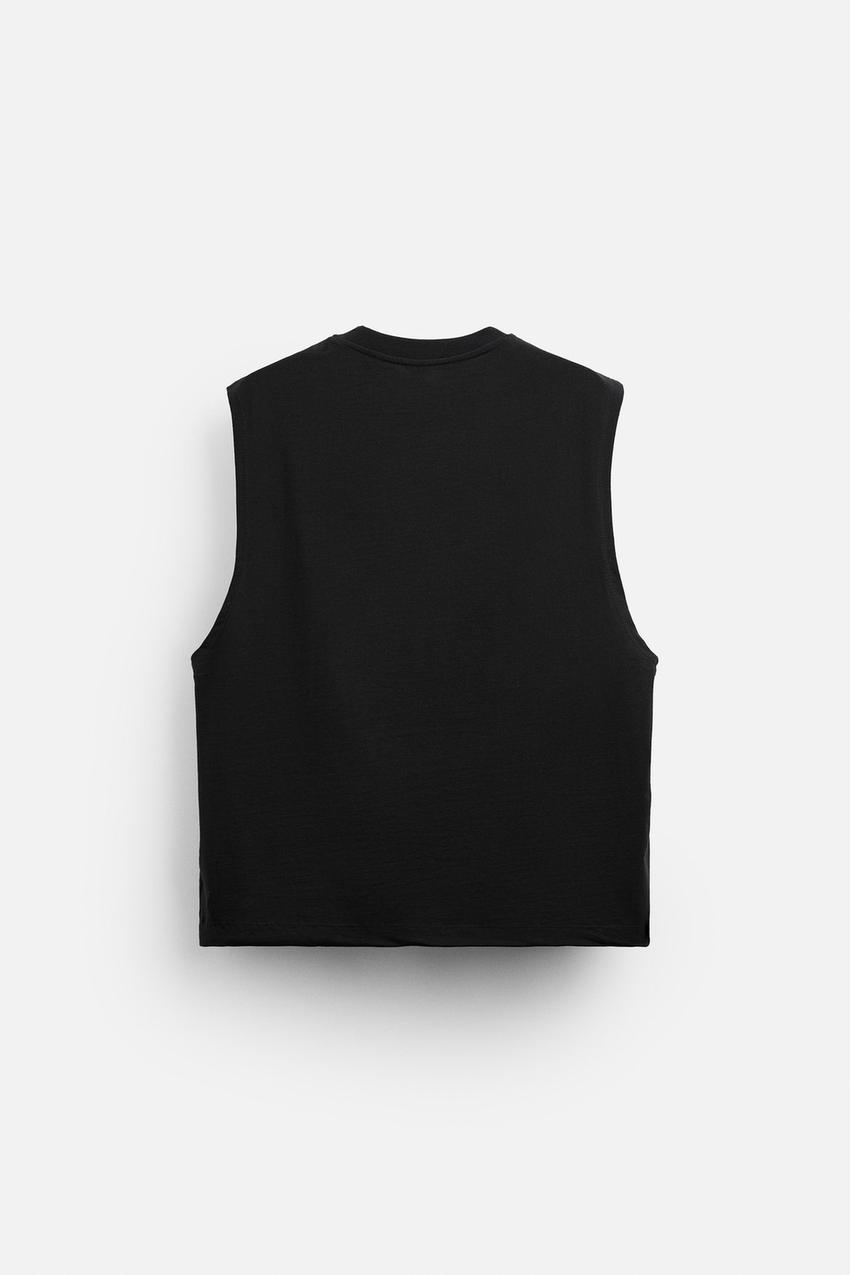 Zara Loose fit sleeveless tee