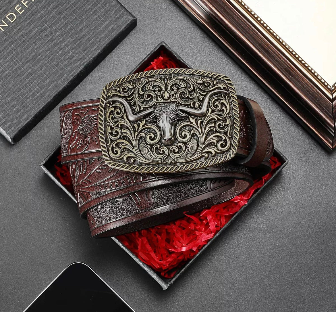 Ranch metal plate belt
Size: w32-38