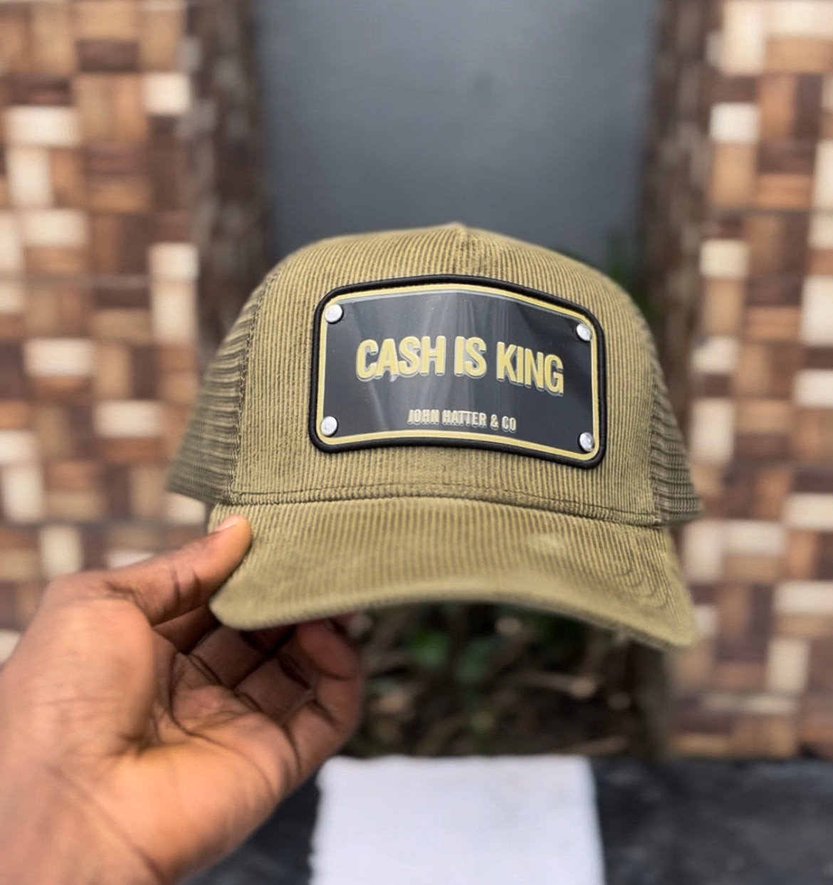 John hatter & Co metal plate trucker