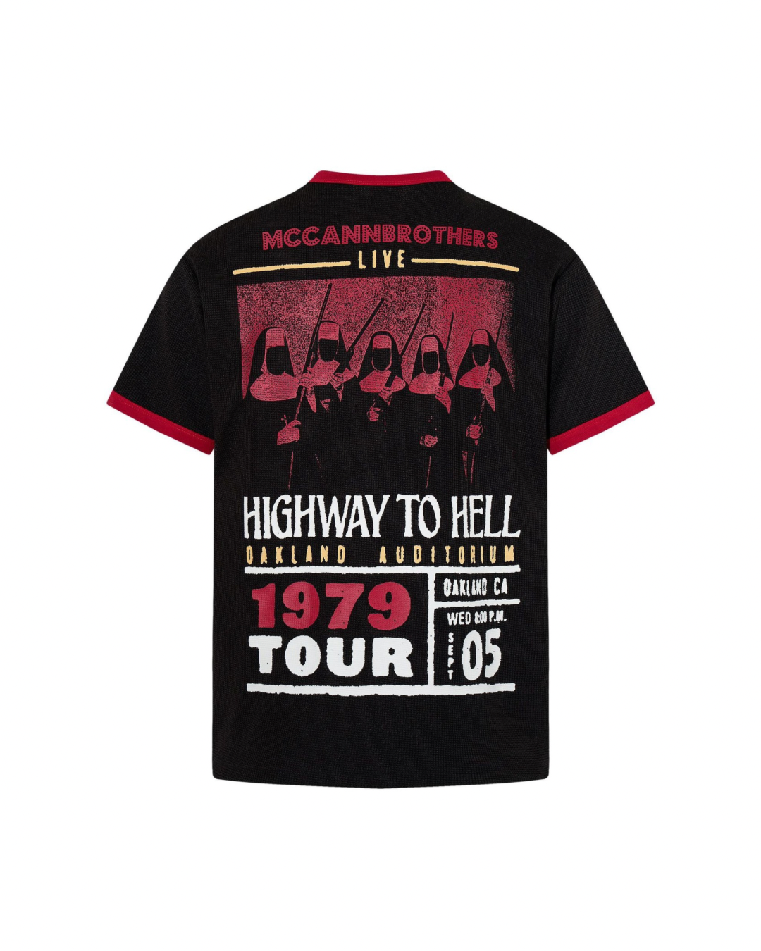 Mccann ringer tee black/red