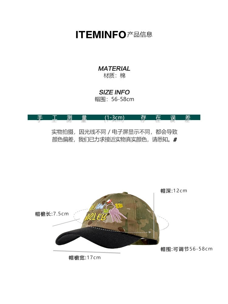 Key Waster camo dad hat