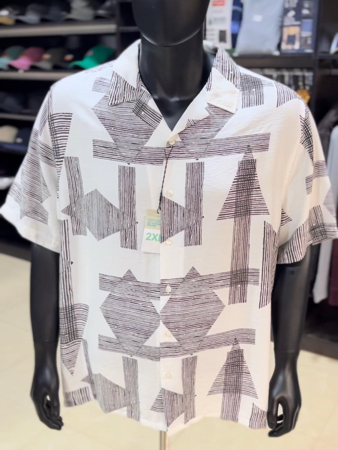 Primark patterned revere shirt