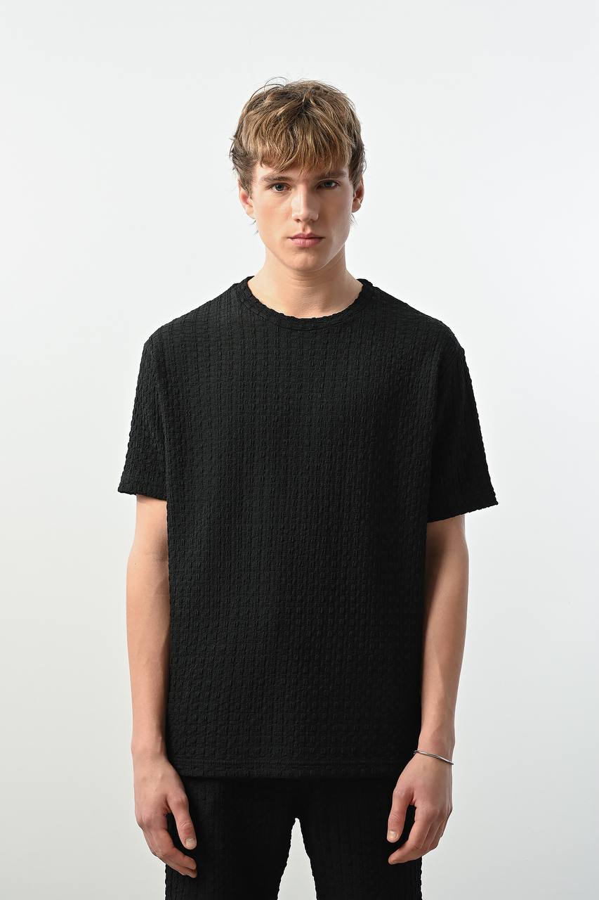 Marrakech textured plain t shirt