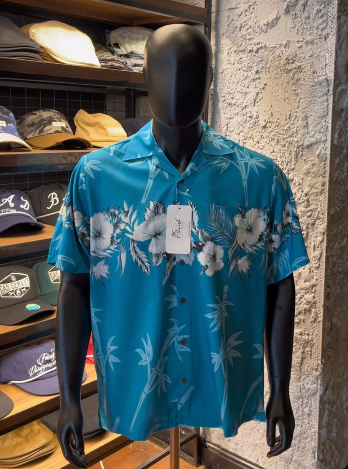 Alvish revere beach shirt blue