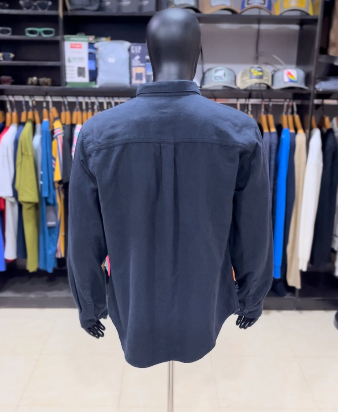 Only & Sons pin down shirt in