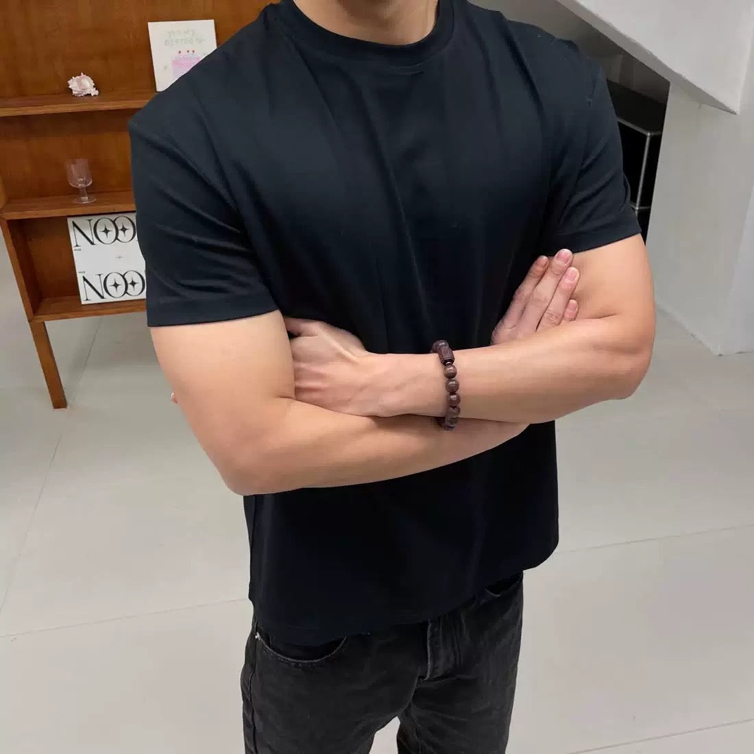 Basic muscle fit t shirt 180GSM