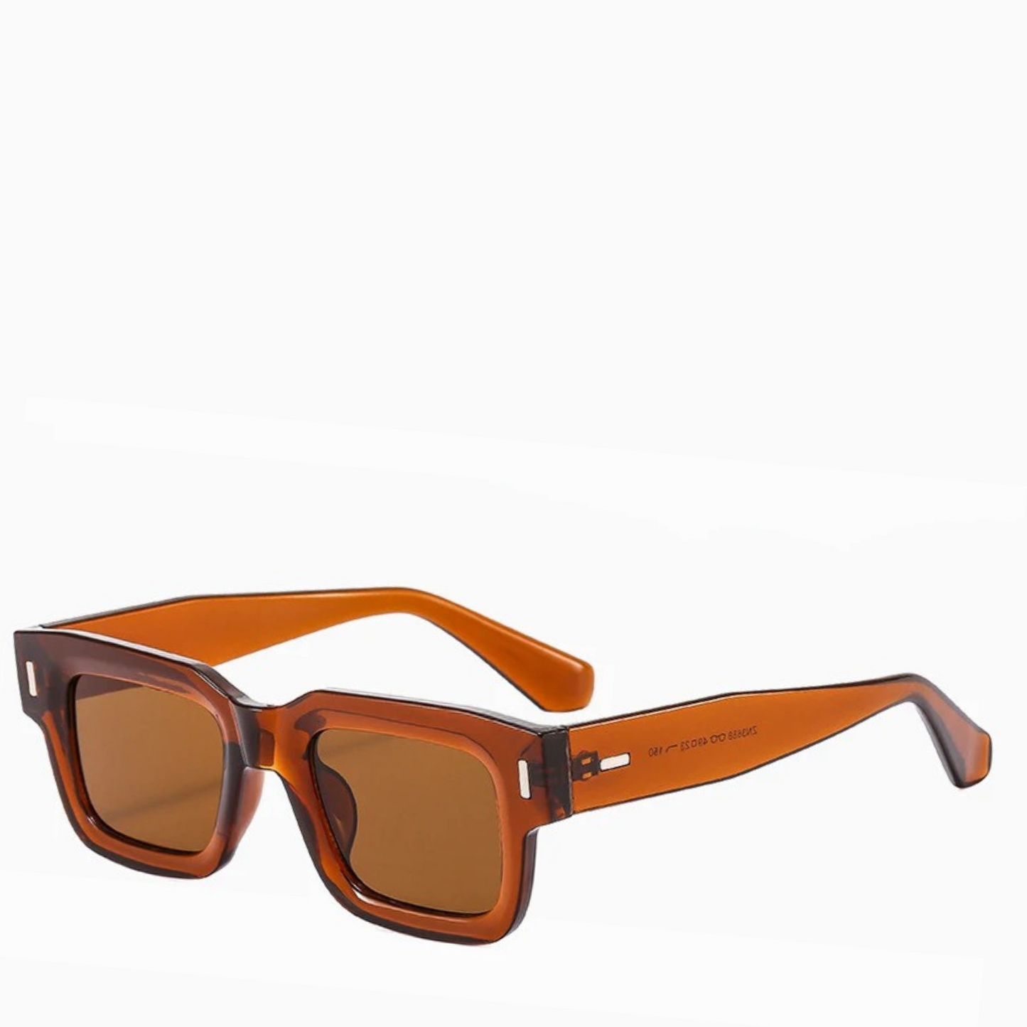 Big square lens retro glasses