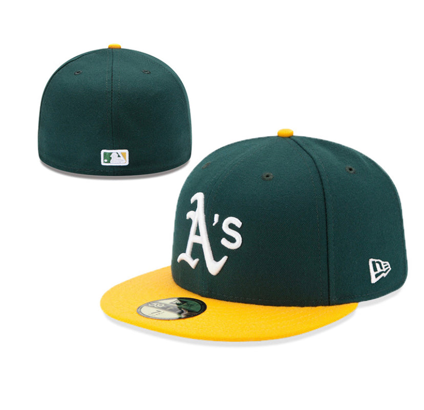 Oakland athletics fitted hat