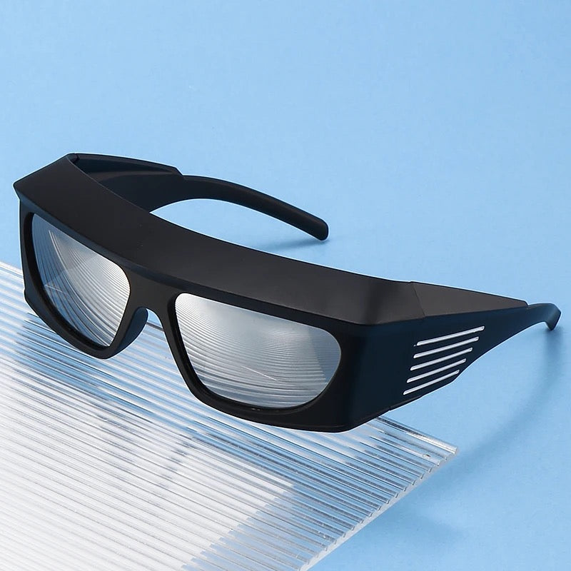 Oversized acrylic frame glasses