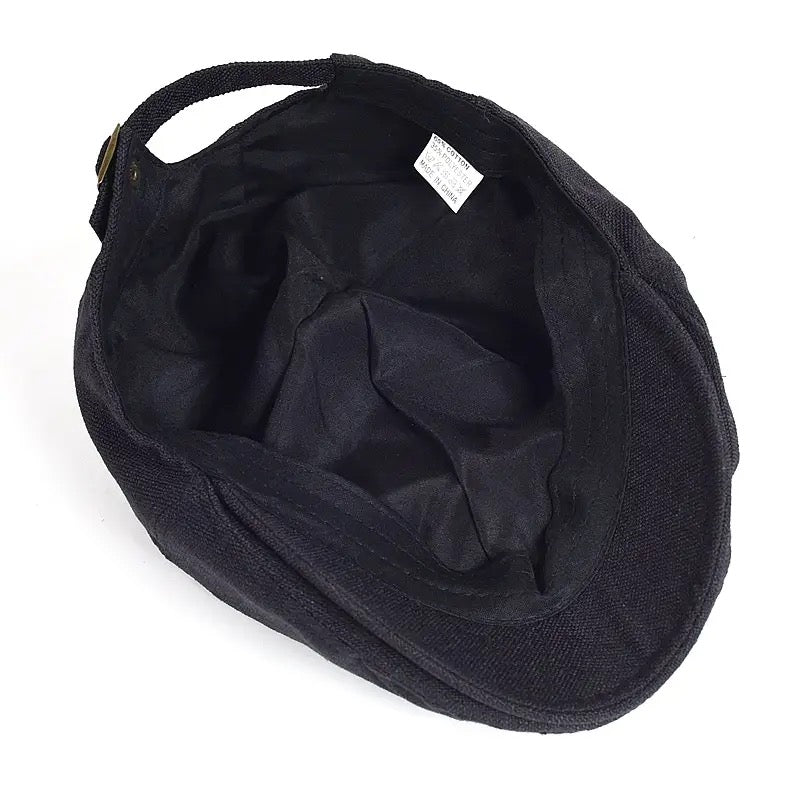 Adjustable oxford gatsby cap