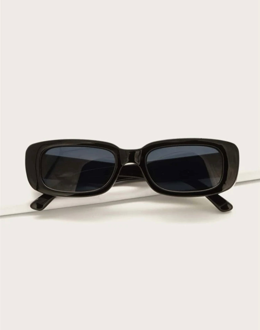 Acrylic black lens sunglasses