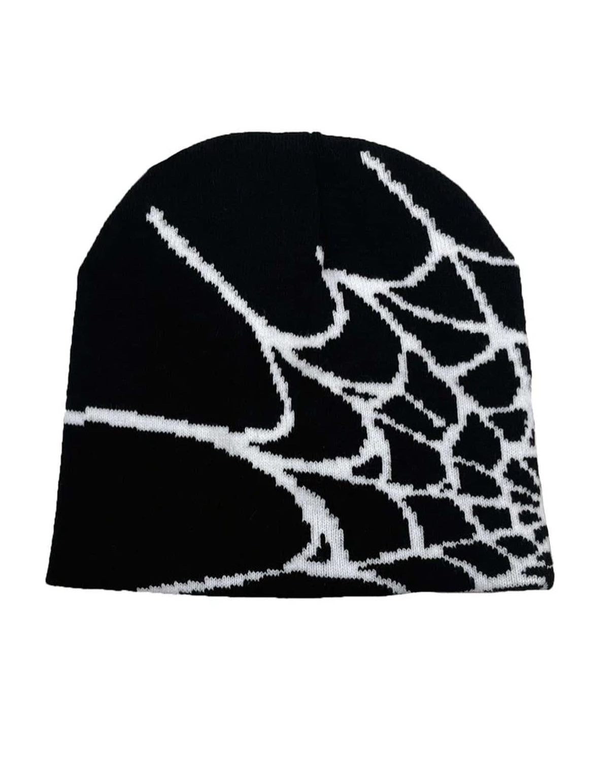 Web goth beanie
