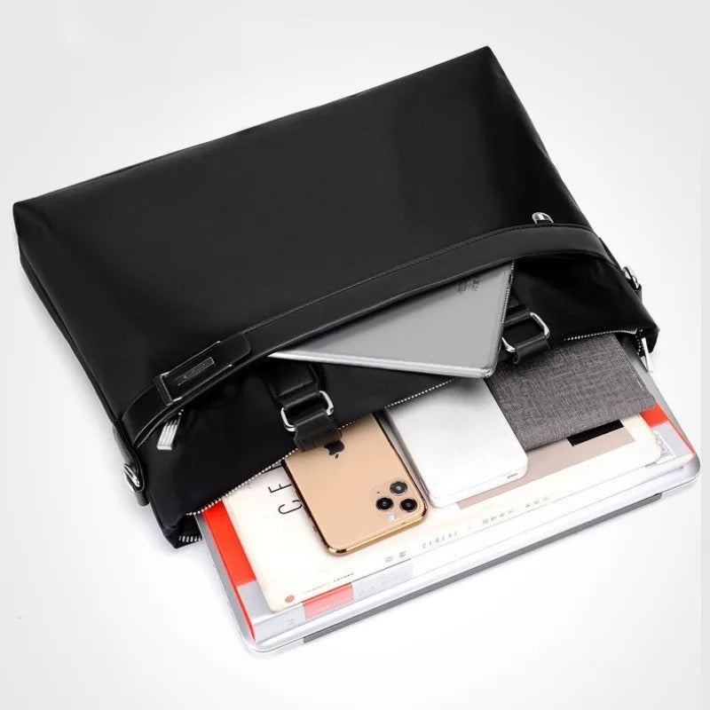 Oxford cloth leather lining laptop bag