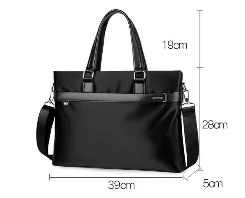 Oxford cloth leather lining laptop bag