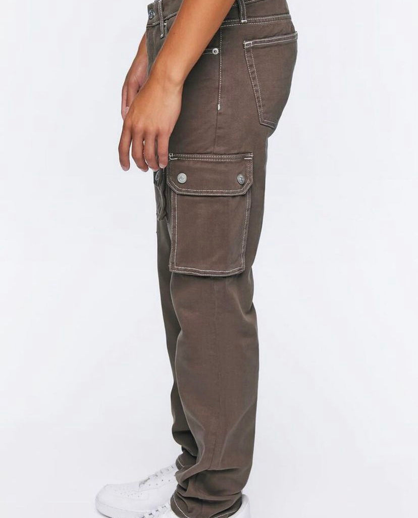 Forever 21 denim cargo pants