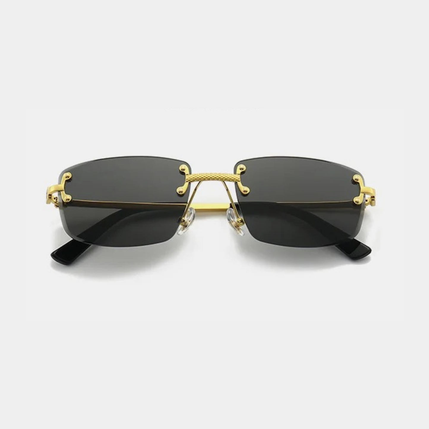 Rimless lens glasses
