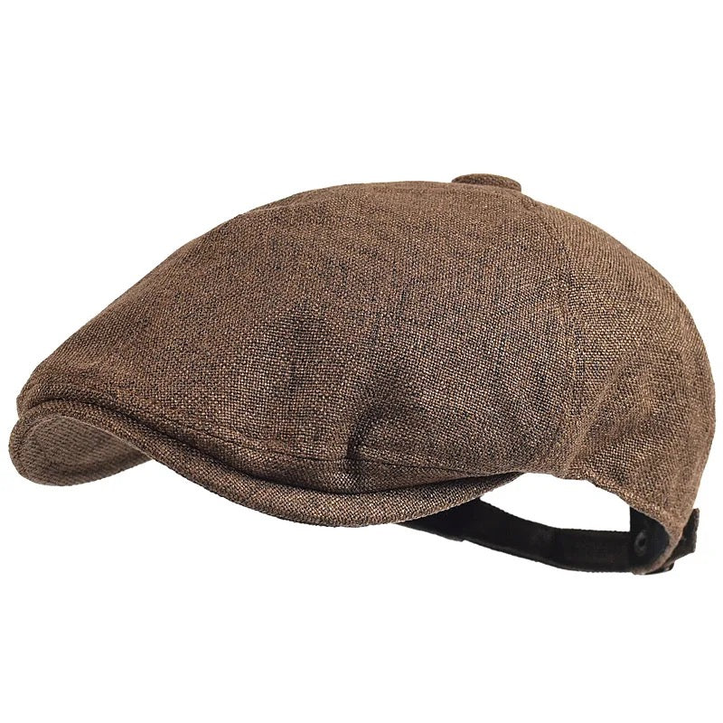 Adjustable oxford gatsby cap