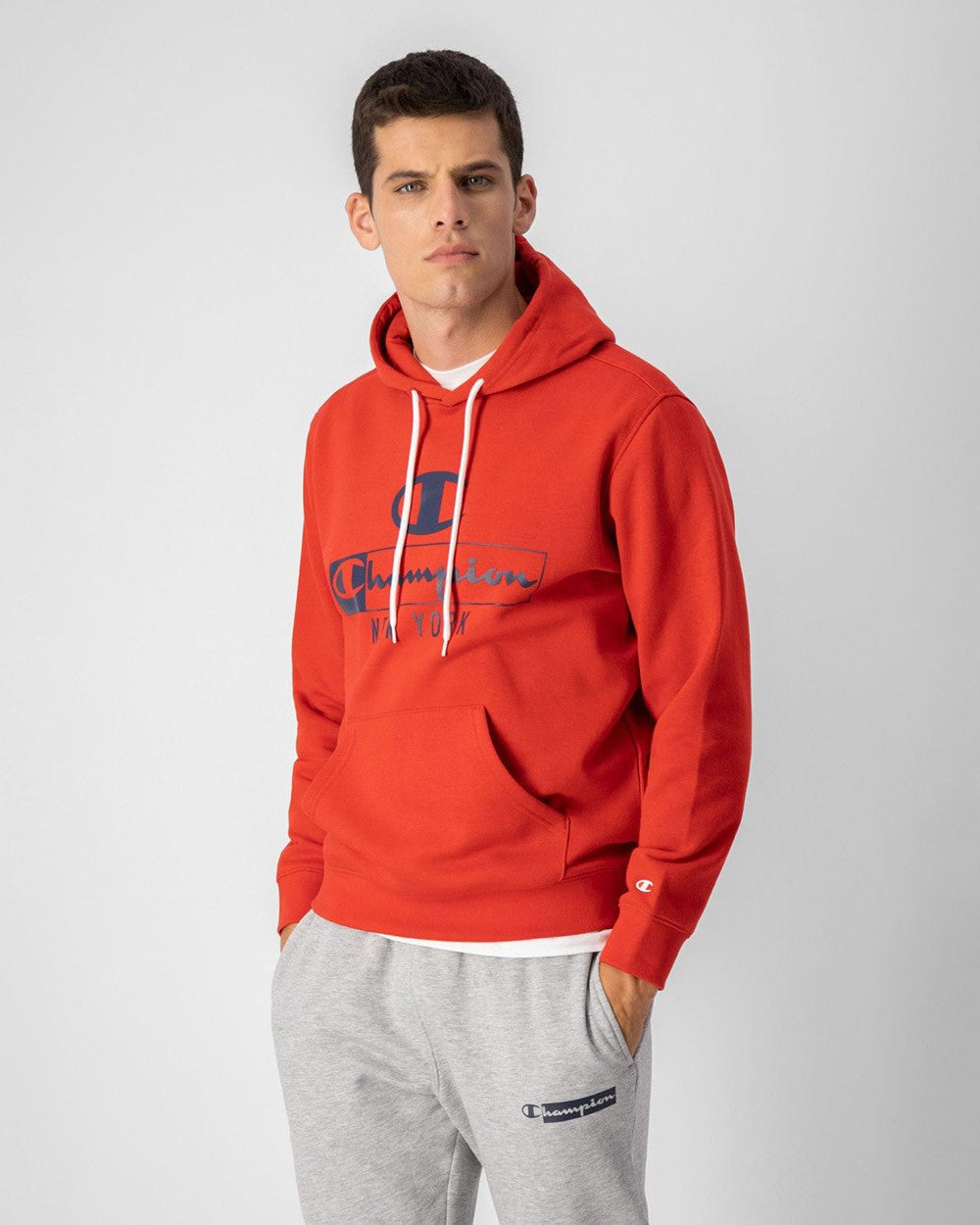Champion NY logo comfort hoodie