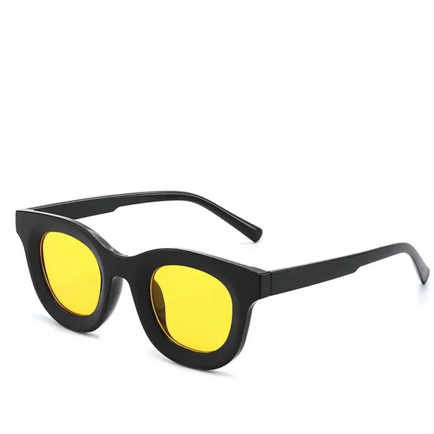 Round acrylic frame sunglasses