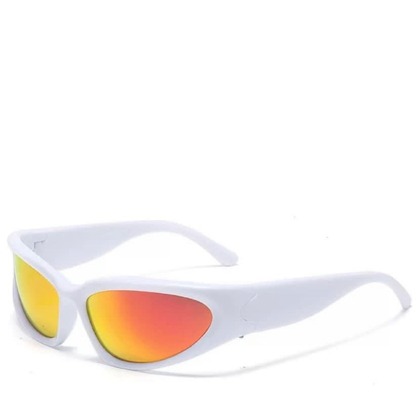 Geometric frame glasses