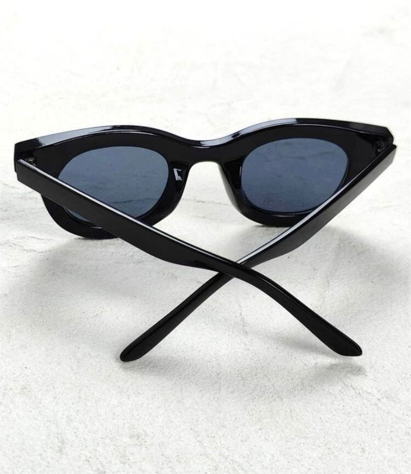 Round acrylic frame sunglasses